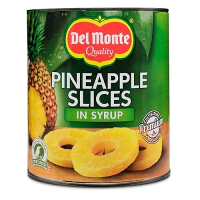 Image of Del Monte Pineapple Slices in Syrup, 3 kg