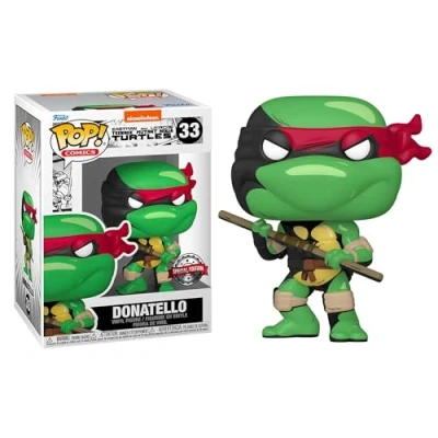 Image of TMNT POP COMICS DONATELLO PX VINYL FIGURE W/B&amp;W CHASE