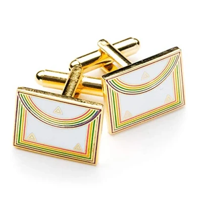Image of Royal Ark Mariner PCN WCN Apron Cufflinks Velvet Pouch