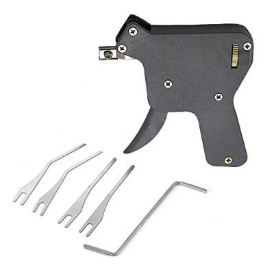 Image of Loboo Idea Locksmiths Lockpicking Gun, Tool Kit, Lock Picking Gun Picks Kit for Professional and Beginners