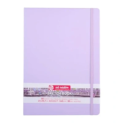 Image of Talens Art Creation Sketchbook 80 Sheets, 21 cm x 30 cm, Pastel Violet