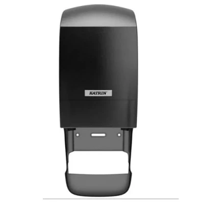 Image of Katrin System Toilet Roll Dispenser with Core Catcher Black 77472