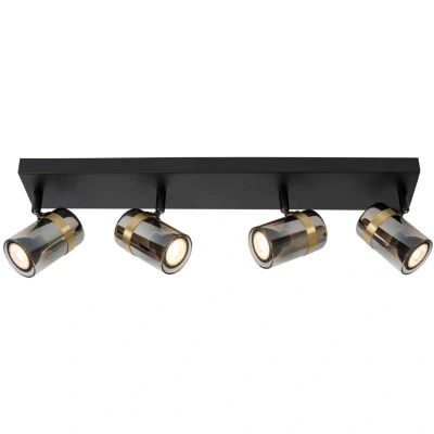 Image of Upton Ceiling spotlight 4xGU10 Smoke Grey