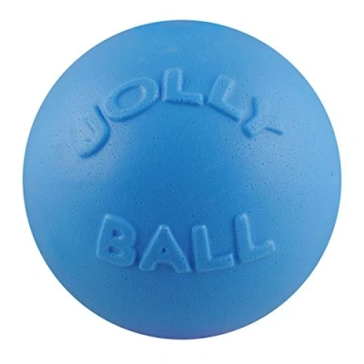 Image of Jolly Pets Bounce n Play Dog Toy Ball, 6 Inches, Blueberry