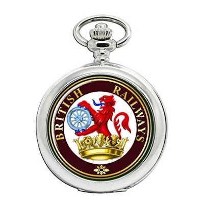 Image of Family Crests British Railways (Ferret &amp; Dartboard) 1956 65 Full Hunter Pocket Watch