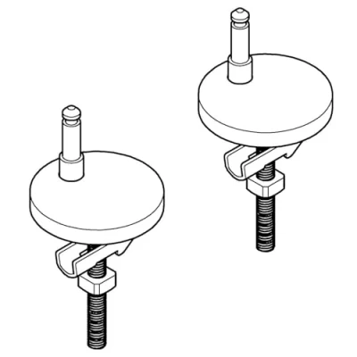 Image of Grohe 1029029990 Mounting set for 39330002 and 39331002 kit, None