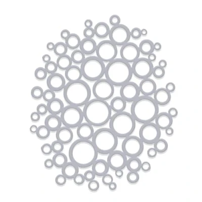 Image of Sweet Dixie Metal Cutting Dies Circles, Silver, (SDD581)