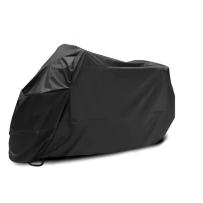 Image of Motorcycle Cover, Waterproof Motorbike Cover Large Heavy Duty Oxford Fabric Covers with Lock Holes, Rain Dust UV Protective for Outside Storage Indoor Outdoor Scooter Accessories