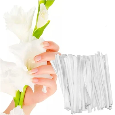 Image of Nail Extensions glass fiber nails, Rotekt 50pcs Fiberglass Extension Silk, False Nails Manicure Extend Form Acrylic Tips
