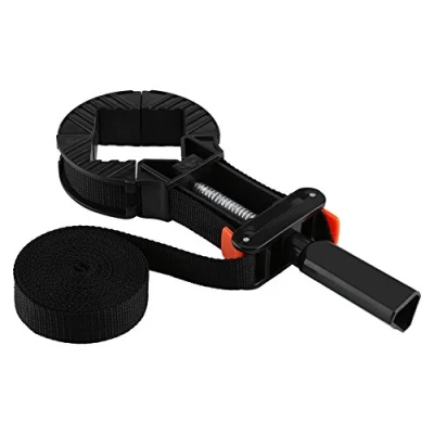 Image of Ratcheting Clamp Adjustable Band Rapid Corner Strap 4 Jaws Frame for Picture Drawer