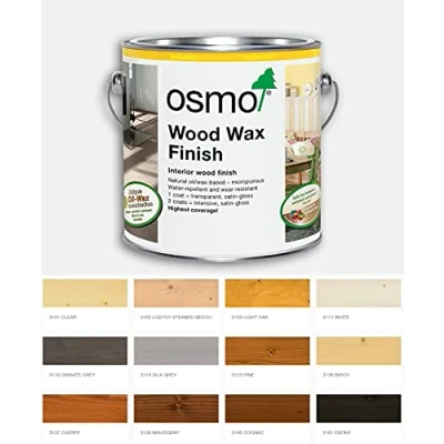 Image of Osmo Wood Wax Finish Transparent 375ml Pine 3123