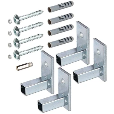 Image of GAH Alberts 554361 Mounting Set for Attaching Window Grilles in Reveals / 1 Unit/Blue Galvanised