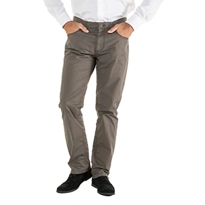 Image of JP 1880 Men&#039;s Trousers 5 Pocket, Regular fit, Khaki, 40 W/32 L