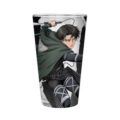 Image of ABYSTYLE Attack On Titan Levi 400ml Glass