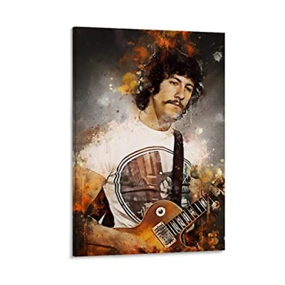 Image of YZLI 80s Guitarist Peter Green Ii Canvas Art Poster and Wall Picture Print Modern Family bedroom Decor Posters 12x18inch(30x45cm)