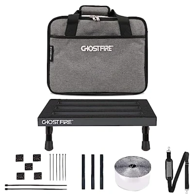 Image of Ghost Fire Guitar Pedal Board Aluminum Alloy Super light Effect Pedalboard with Carry Bag (13&#039;&#039;x10.2&#039;&#039;SPL 2.5)