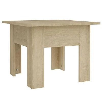 Image of vidaXL Coffee Table Sonoma Oak Engineered Wood Accent Sofa Tea Furniture