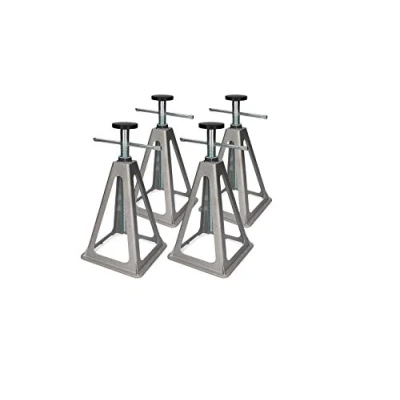 Image of Cartrend Caravan Support Stand, Accessories, Motorhome Set of 4, Aluminium, Maximum Load 900 kg