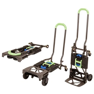Image of Cosco Shifter 135kg Multi Function Folding Handcart and Hand Truck (Green)