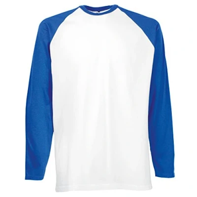 Image of Fruit of The Loom Men&#039;s T Shirt, Regular fit, Baseball White Small