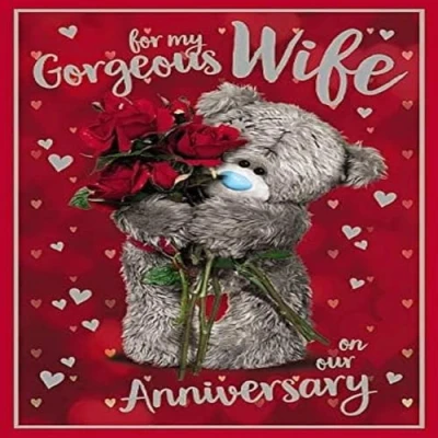 Image of Me to You Gorgeous Wife Photo Real Card,Mixed,Size:6x9,ALM93048