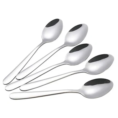 Image of Zerdyne 12 Pieces Stainless Steel Small Dessert Spoon