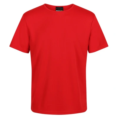 Image of Regatta Mens Pro Reflective Moisture Wicking T Shirt (Classic Red) Size Small