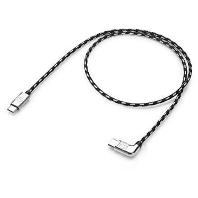 Image of Volkswagen 000051446BC Connection Cable Charging Data USB C to Premium 70 cm with VW Logo