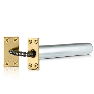 Image of XFORT® Polished Brass Concealed Door Closer for Internal Doors, Closer, Soft Close, Spring Automatic Auto