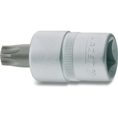 Image of Hazet 1/2 Inch T25 x 55 mm Screwdriver Socket Silver