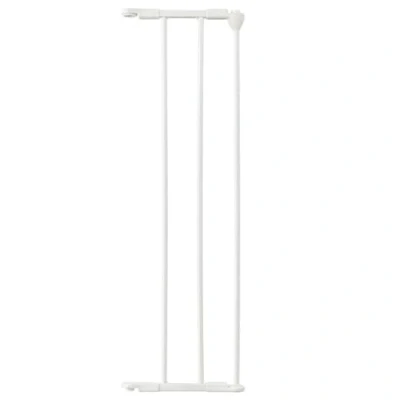 Image of Safetots Multi Panel Fire Surround, Extension Panel, Metal, 20cm, White, for Child and Pet Safety Barrier Guard