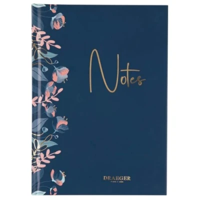 Image of Draeger Paris A5 Dot Notebook Navy Blue