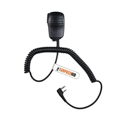 Image of Earpiece Hub Speaker Mic for ICOM 2 pin Radio