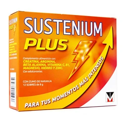 Image of SUSTENIUM PLUS 12 SOBRES NARANJA