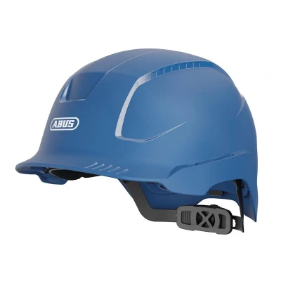 Image of ABUS Mechanical 94807 SCATOR E Non vented Safety Helmet Blue ABU94807