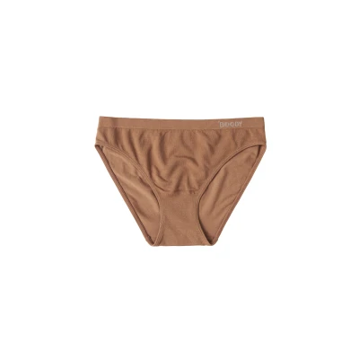 Image of Boody Women&#039;s Classic Bikini Briefs Organic Bamboo Underwear Seamless Knickers Nude 4 X Small 1 Pack