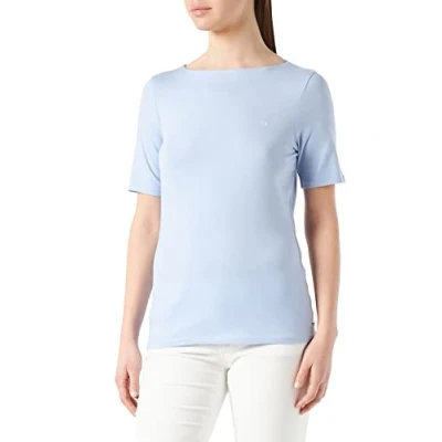 Image of Tom Tailor Denim Women&#039;s 1031479 Basic t Shirt, 11486 Brunnera Blue, XS