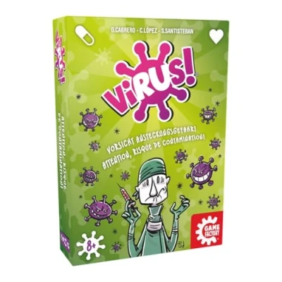 Image of Game Factory Virus! Card for 2 to 6 Players, Ages 8 and Up