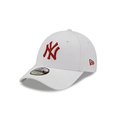 Image of New Era York Yankees Fankappe Major League Baseball Kopfbedeckung weiß NY Logo MLB One Size