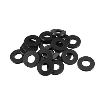 Image of sourcingmap Rubber Flat Washers 25mm OD 12mm ID 3mm Thickness for Faucet Pipe Water Hose, Pack of 20