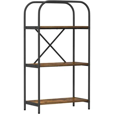 Image of vidaXL Bookshelf Smoked oak 60 x 30 109 cm Engineered wood