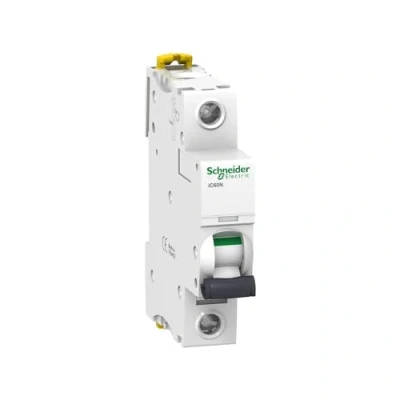 Image of Schneider A9F74116 iC60N 1P 16A C MCB Miniature Circuit Breaker, White