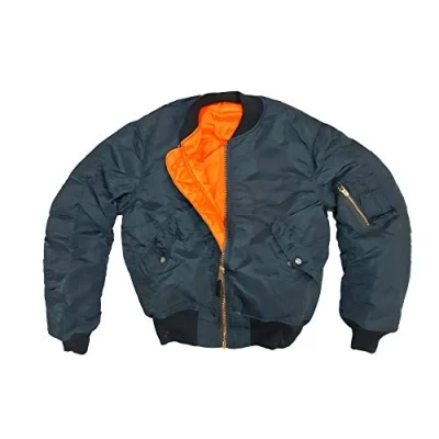Image of OUTBOUND Original US MA1 Concord Flight Bomber Jacket Blue (M)