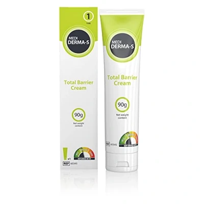 Image of Medi Derma S Barrier Cream Tube 90g for Gentle Protection on Intact Skin or Mild Damage Use During Episodes of Incontinence