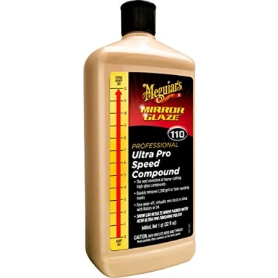 Image of Meguiar&#039;s Mirror Glaze 110 Professional Ultra Pro Speed Compound 946ml M11032