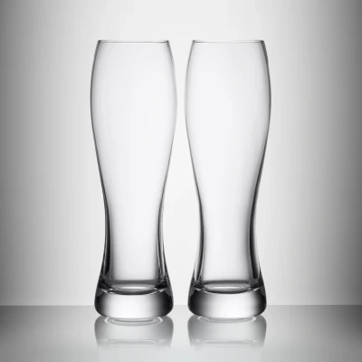 Image of Waterford Elegance 40001110 Pilsner Lager Glass Set of 2, Crystal, Transparent, 19.6 oz