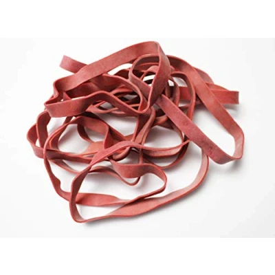 Image of ALCO Albert 7611 Rubber Bands 130 x 10 mm 1 kg Bag Red