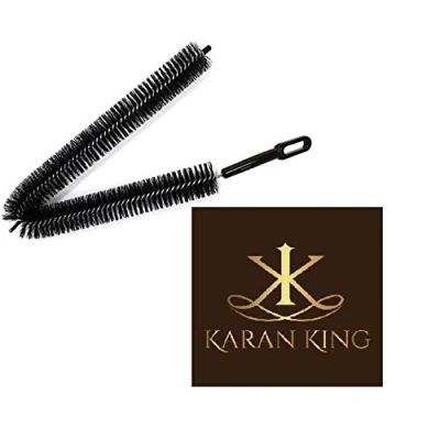 Image of KING KARAN® Flexible Long Rach Radiator Heater Cleaning Bristle Brush Duster 28 inch Dust Cleaner Cobweb Brush(RANDOM COLOUR)