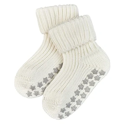Image of FALKE Unisex Baby Catspads Cotton B HP Thick Grips On Sole 1 Pair Grip socks, White (Off 2040), 6 months