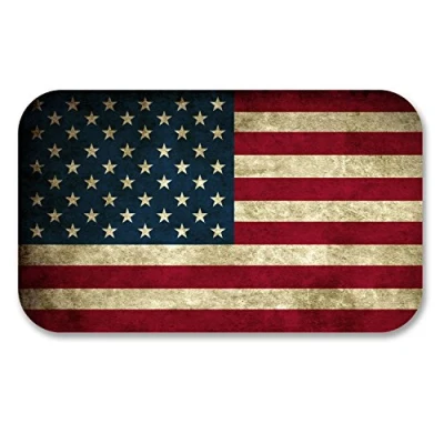 Image of 2 x 10cm America USA Flag Vinyl Stickers Decal Laptop Car Bike Helmet #6190 (10cm Wide 6cm Tall)